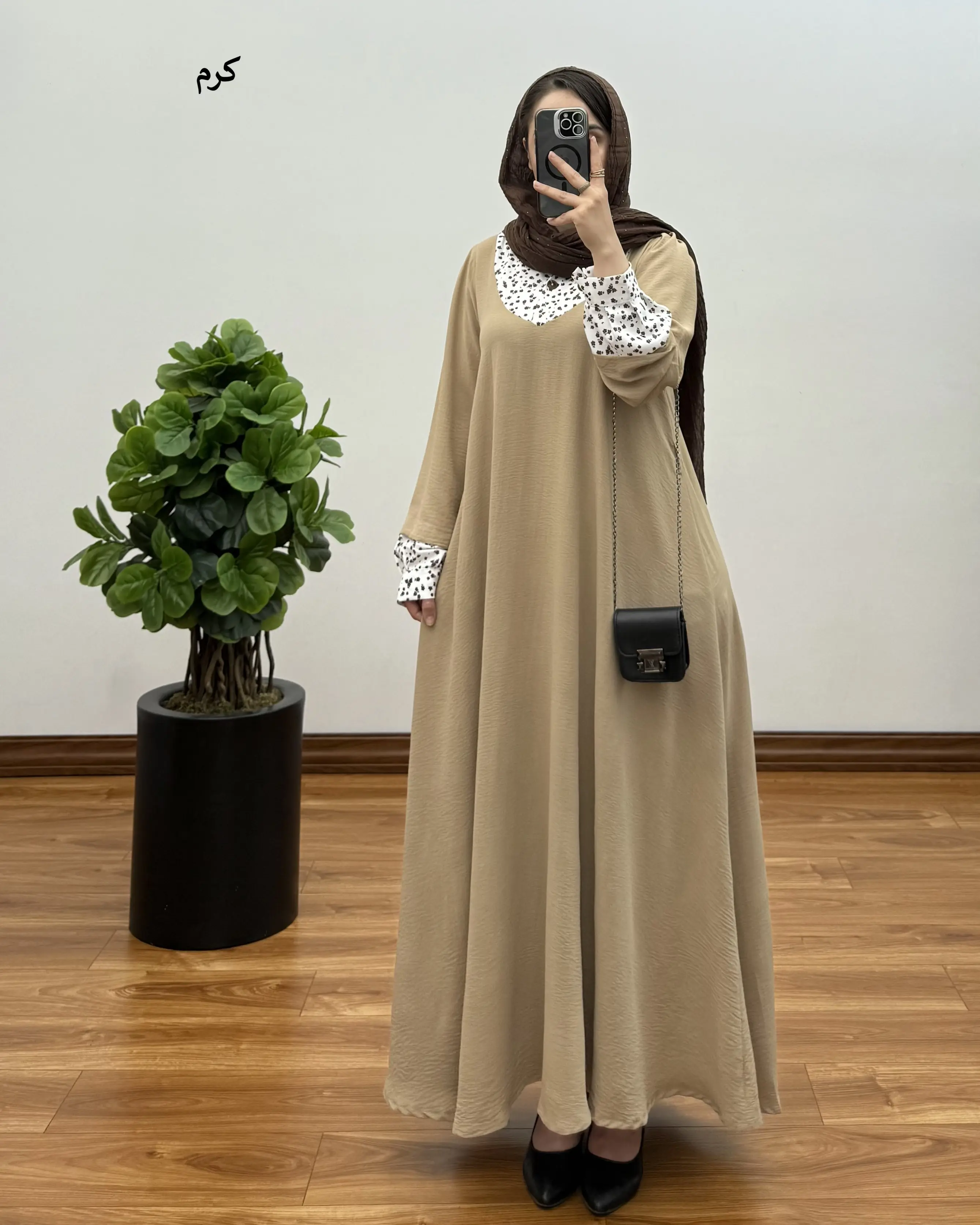 پیراهن مانتویی سوپرکلوش مهرانه بهاره